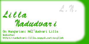 lilla nadudvari business card